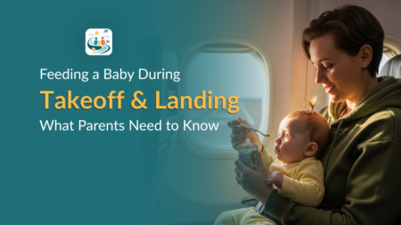 Feeding a Baby During Takeoff & Landing: What Parents Need to Know Feeding a baby during airplane takeoff to reduce ear pressure