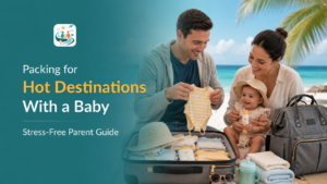 Packing for hot destinations with a baby