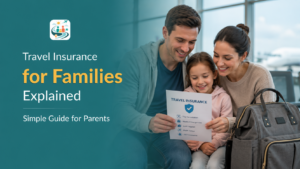 family preparing for international trip travel insurance for families explained